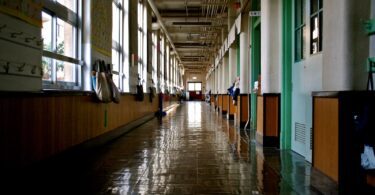 empty building hallway