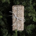 brown and white gift box